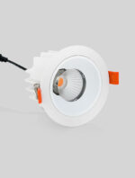 Spot incastrat Oblio 20W 3000K, Alb si Aluminiu Nova Luce