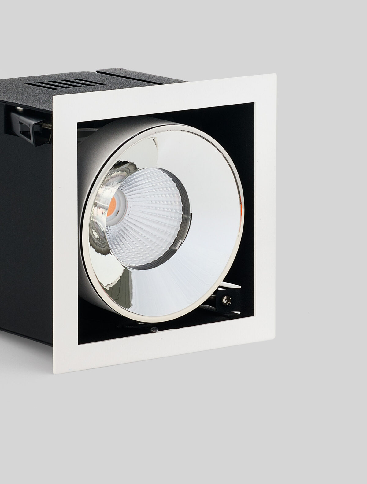 Spot incastrat Oblio 28W 3000K, Alb si Aluminiu Nova Luce