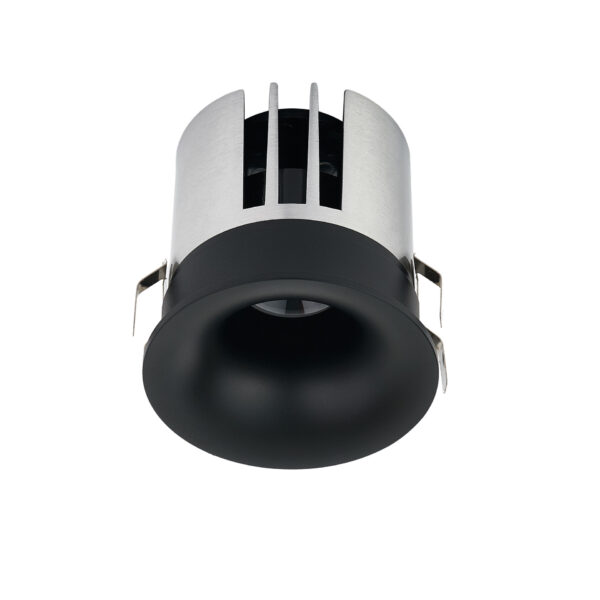 Spot incastrat Sanco 10W 4000K, Negru si Aluminiu Nova Luce