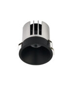 Spot incastrat Sanco 10W 4000K, Negru si Aluminiu Nova Luce