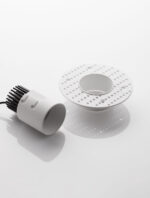 Spot incastrat Selene 5W 3000K, Alb si Aluminiu Nova Luce