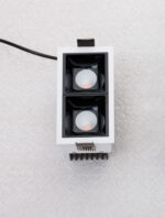 Spot incastrat Sorel 14W 3000K, Negru, Alb si Aluminiu Nova Luce