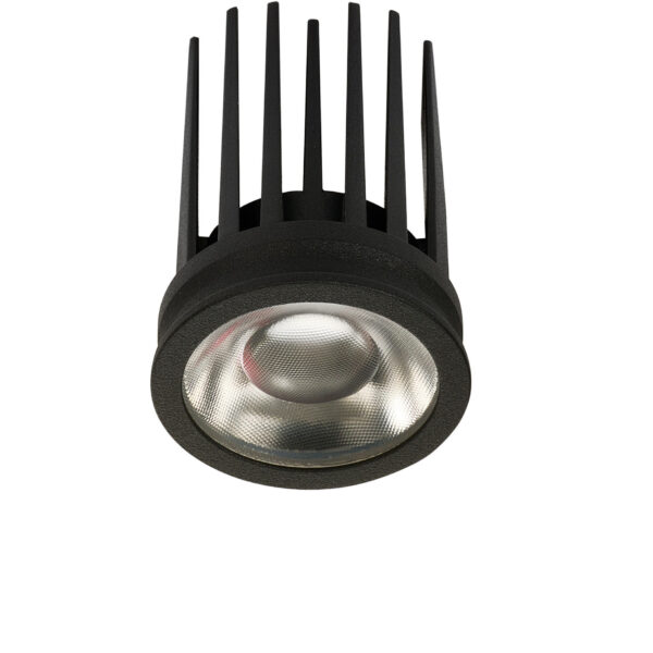 Spot incastrat Spezia 10W 3000K, Negru si Aluminiu Nova Luce