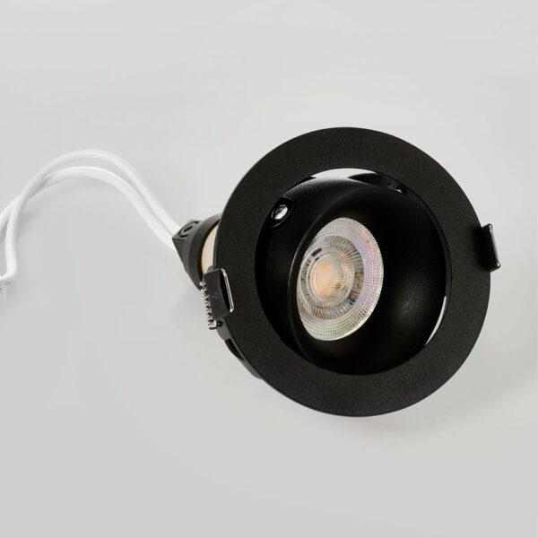 Spot incastrat Spezia 10W, Negru si Aluminiu Nova Luce
