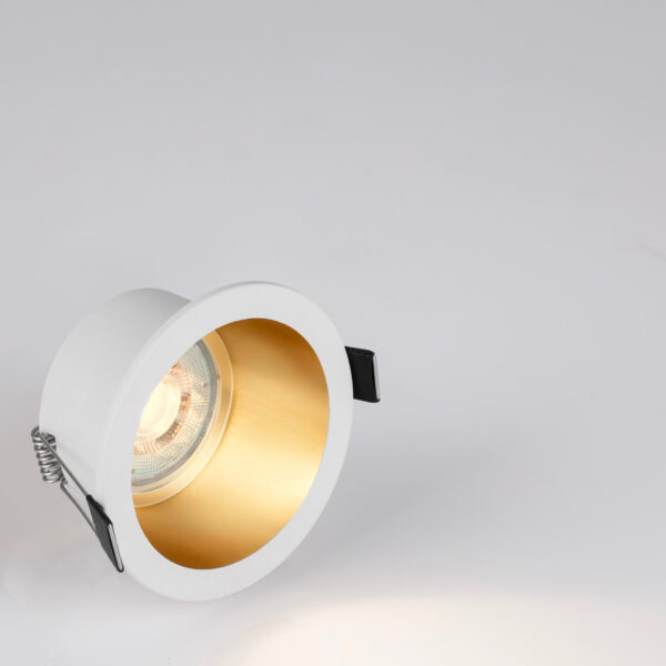 Spot incastrat Stardust 10W, Alb, Auriu si Aluminiu Nova Luce