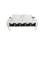 Spot incastrat Swan 10W 3000K, Negru, Alb si Aluminiu Nova Luce