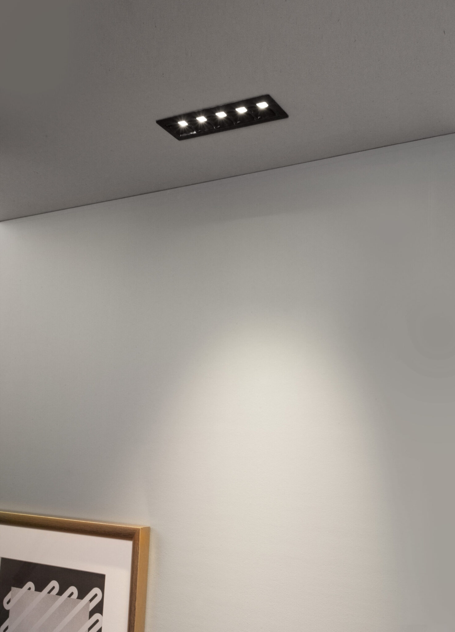 Spot incastrat Swan 10W 4000K, Negru si Aluminiu Nova Luce