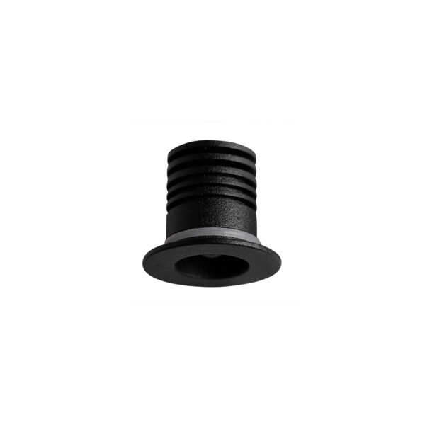 Spot incastrat Tiny 1W 3000K, Negru si Aluminiu Nova Luce