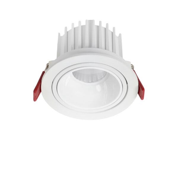 Spot incastrat Vulcan 20W 3000K, Alb si Aluminiu Nova Luce