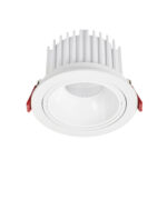 Spot incastrat Vulcan 30W 2700 K, Alb si Aluminiu Nova Luce