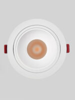 Spot incastrat Vulcan 30W 3000K, Alb si Aluminiu Nova Luce