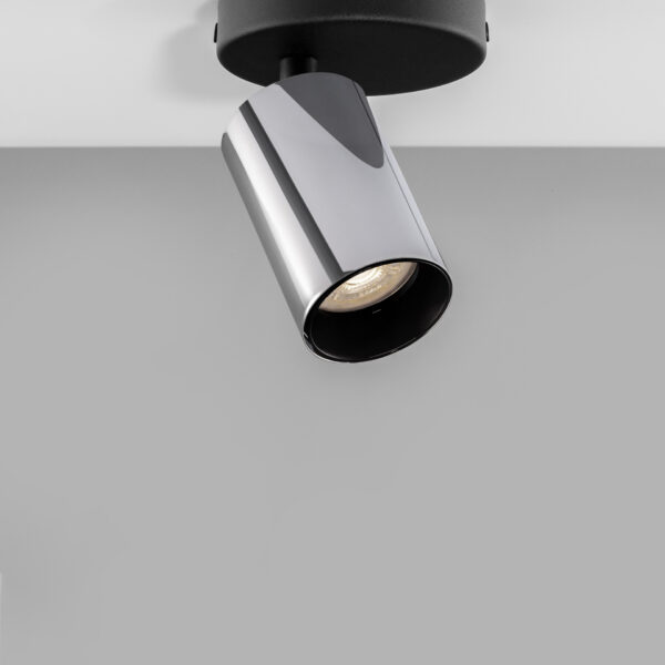 Spot Inus 10W, Negru, Crom si Aluminiu Nova Luce