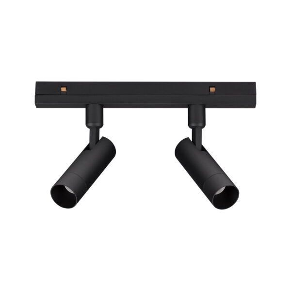 Spot sina magnetica Buxton 10W 3000K, Negru si Aluminiu Nova Luce