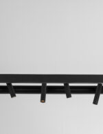 Spot sina magnetica Buxton 10W 3000K, Negru si Aluminiu Nova Luce