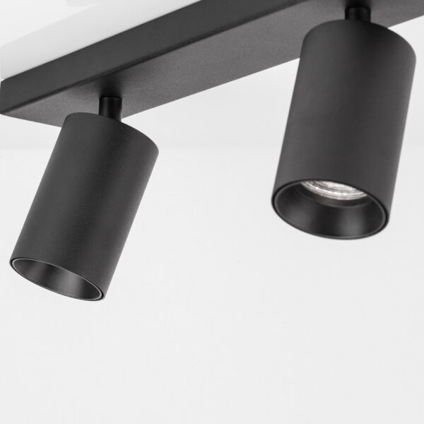 Spot Tod 20W, Negru si Aluminiu Nova Luce