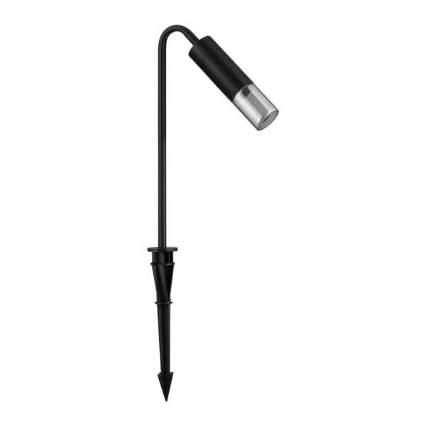 Stalp pitic (bollard) Aether 5W 3000K, Negru si Sticla, Aluminiu Nova Luce