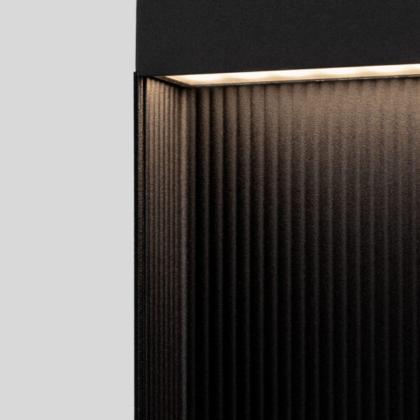 Stalp pitic (bollard) Alley 8W 3000K, Negru si Aluminiu Nova Luce