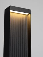 Stalp pitic (bollard) Alley 8W 3000K, Negru si Aluminiu Nova Luce
