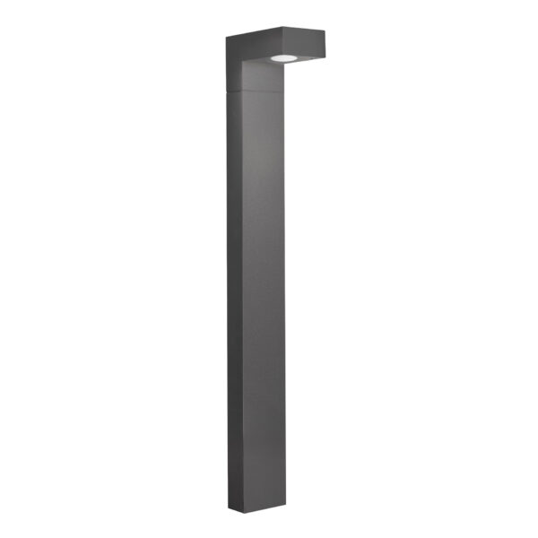 Stalp pitic (bollard) Apollo 5W 3000K, Gri inchis si Aluminiu Nova Luce