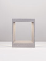 Stalp pitic (bollard) Cairo 8W 3000K, Gri si Beton Nova Luce