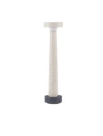Stalp pitic (bollard) Cram 5W 3000K, Alb si Beton Nova Luce