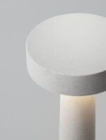 Stalp pitic (bollard) Cram 5W 3000K, Alb si Beton Nova Luce
