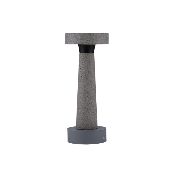 Stalp pitic (bollard) Cram 5W 3000K, Gri si Beton Nova Luce