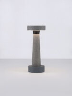 Stalp pitic (bollard) Cram 5W 3000K, Gri si Beton Nova Luce