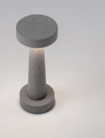 Stalp pitic (bollard) Cram 5W 3000K, Gri si Beton Nova Luce