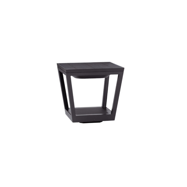 Stalp pitic (bollard) Cuppa 2W 3000K, Negru si Aluminiu Nova Luce
