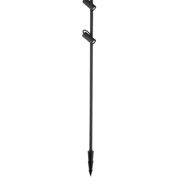 Stalp pitic (bollard) Darma 13W 3000K, Negru si Aluminiu Nova Luce