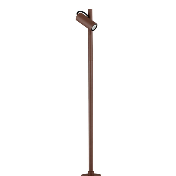 Stalp pitic (bollard) Darma 7W 3000K, Corten si Aluminiu Nova Luce