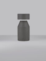 Stalp pitic (bollard) Lua 12W 3000K, Negru si Beton Nova Luce