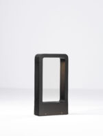 Stalp pitic (bollard) Minimal 7W 3000K, Negru si Aluminiu Nova Luce