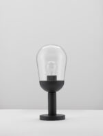 Stalp pitic (bollard) Omika 12W, Negru si Aluminiu Nova Luce