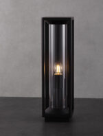 Stalp pitic (bollard) Pacific 12W, Negru si Aluminiu Nova Luce