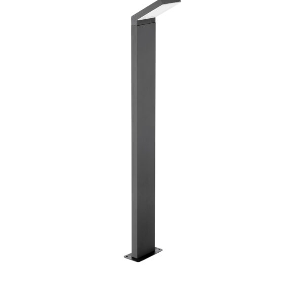 Stalp pitic (bollard) Park 6W 3000K, Gri inchis si Aluminiu Nova Luce