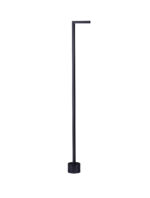 Stalp pitic (bollard) Pipe 5W 3000K, Negru si Aluminiu Nova Luce