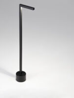 Stalp pitic (bollard) Pipe 5W 3000K, Negru si Aluminiu Nova Luce