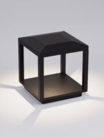 Stalp pitic (bollard) Prive 15W 3000K, Negru si Aluminiu Nova Luce