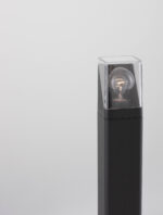 Stalp pitic (bollard) Selena 12W, Negru si Aluminiu Nova Luce