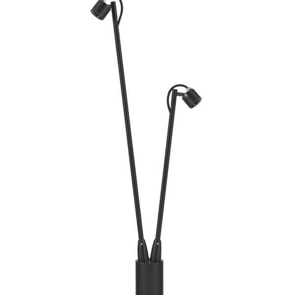Stalp pitic (bollard) Sento 6W 3000K, Negru si Aluminiu Nova Luce