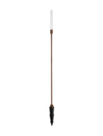 Stalp pitic (bollard) Slot 4W 3000K, Corten si Aluminiu Nova Luce