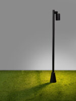Stalp pitic (bollard) Spy 10W, Negru si Aluminiu Nova Luce