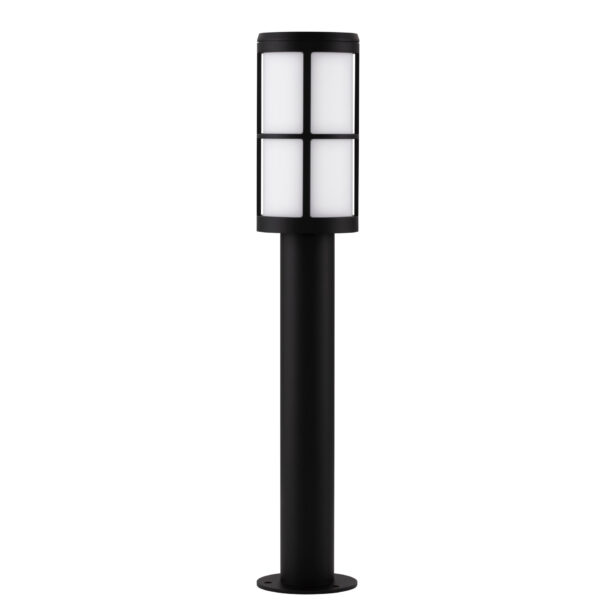 Stalp pitic (bollard) Stone 12W, Negru si Aluminiu Nova Luce