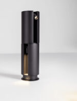 Stalp pitic (bollard) Taglio 5W 3000K, Negru si Aluminiu Nova Luce