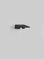 Stalp pitic (bollard) Tek 1W 3000K, Negru si Aluminiu Nova Luce