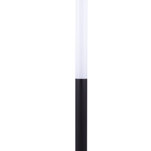 Stalp pitic (bollard) Tube 27W 3000K, Negru si Aluminiu Nova Luce