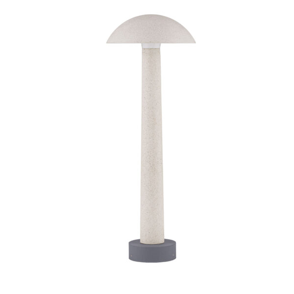 Stalp pitic (bollard) Tura 7W 3000K, Alb si Beton Nova Luce