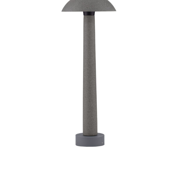 Stalp pitic (bollard) Tura 7W 3000K, Negru si Beton Nova Luce